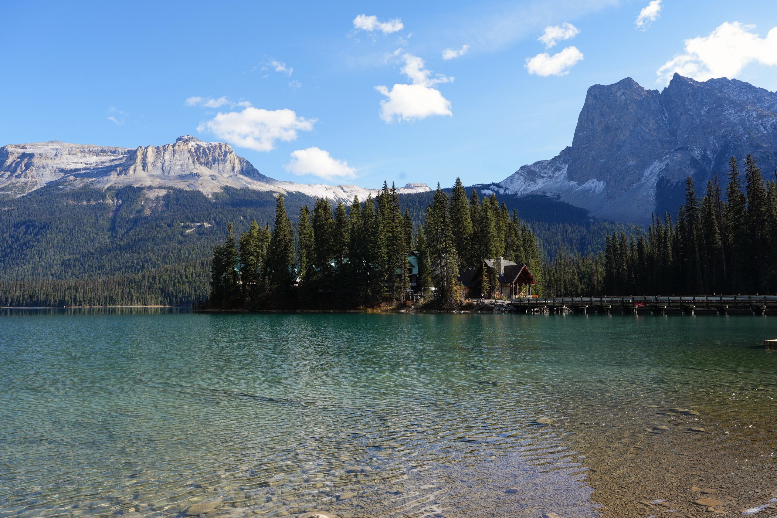 Rockies, turquoise lakes and autumn light.