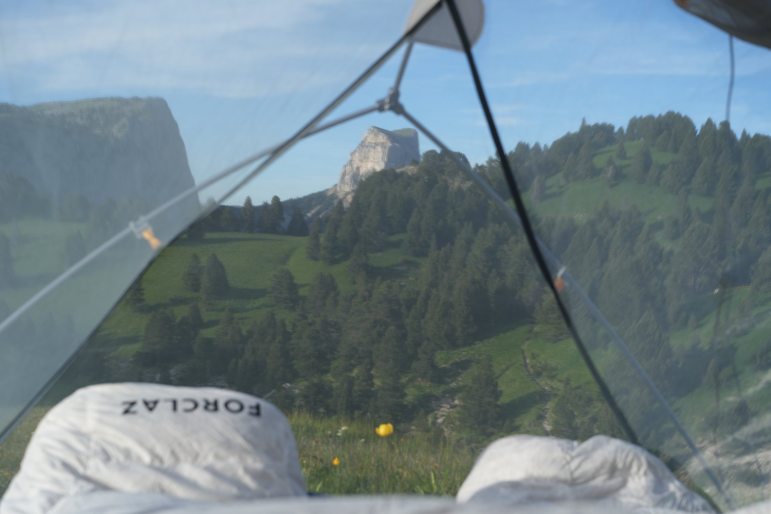 The capital of the Alps, ringed by mountains.